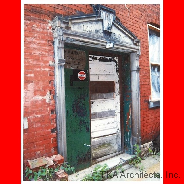 Red Brick Doorway - Before